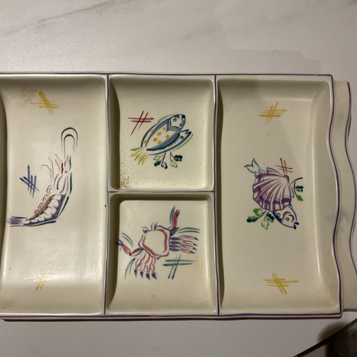 Poole pottery aquatic hors - pottery,