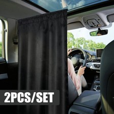 2x Car Universal Accessories UV Protection Sun Shade Curtains Partition Privacy