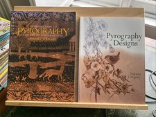 2 Books PYROGRAPHY Art Of