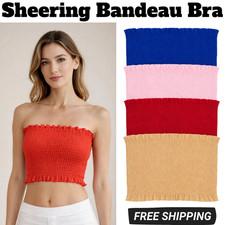 Womens Sheering Bandeau Bra