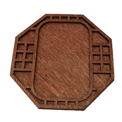 Wooden crystal storage tray - crystal,