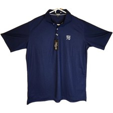 SUBSEVENTY SUB70 SHIRT MENS POLO GOLF  SHORT SLEEVE BLUE XL  logo Casual/ Work