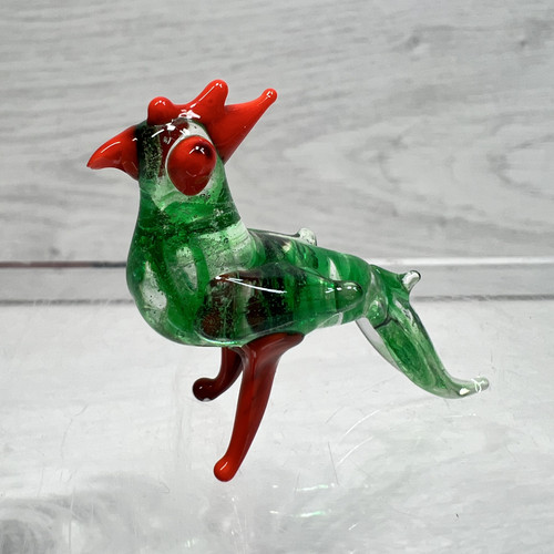 Hand blown glass animal - hand,