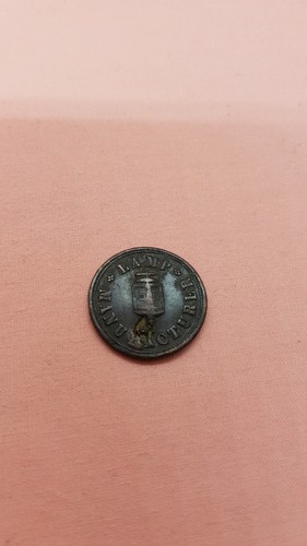 1847 gas lamp farthing - "gas, lamp"