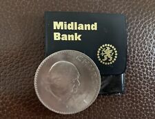 Winston Churchill Crown in Orig. Midland Bank Envelope-1965-QE II-UK Issued Coin