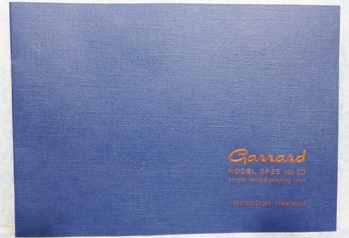 Garrard sp25 iii record - mk,