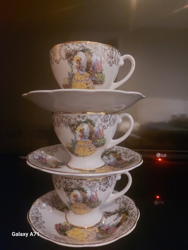 Crinoline lady set - crinoline, cups