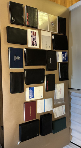 Car owners manuals mixed - owners,