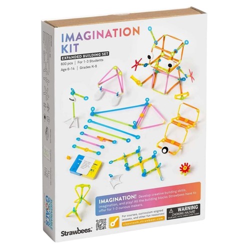 Stem building kit - kit, strawbees