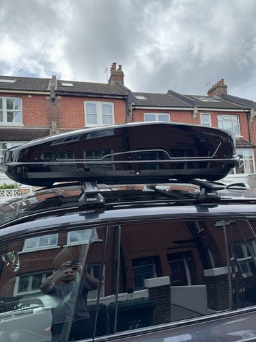 Halfords roof box - box, 470l