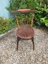 Antique edwardian elm penny - antique,