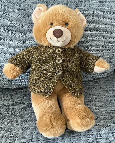 Hand knitted teddy bear - knitted,