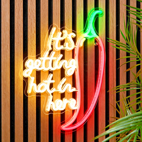 Chilli neon light - light, sign