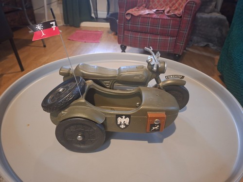 Vintage action man motorcycle - man,