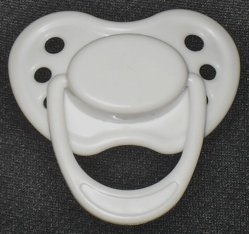 White dummy magnetic pacifier - dummy,