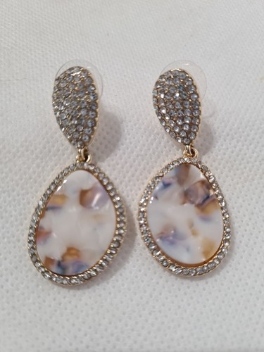 Vintage earrings diamante - vintage,