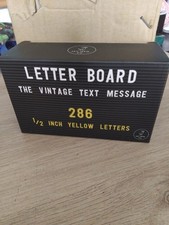 Letter Board Letters Yellow
