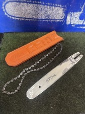Stihl Ms171c Ms181c Ms211c Petrol Chainsaw 14” Guidebar Chain And Scabbard
