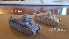 WWII French D1 Tank Various