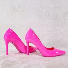 Fabio Neon Pink Patent 4" High