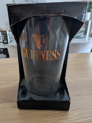 Guinness pint beer glass - guinness,