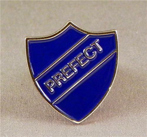 Blue prefect enamel pin - "prefect",