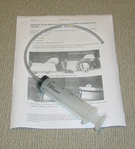 Hydraulic pump refill kit - hydraulic,
