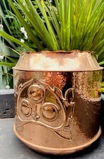 C1900 Arts & Crafts J & F Pool Hayle Cornish Copper Jardiniere Newlyn Keswick