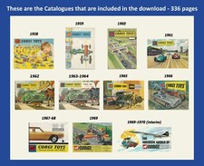 Corgi Toys 1958 1959 1960 1962 1963 1964 1965 1966 1967 1968 1969-70 Catalog