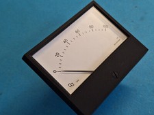 1mA FSD Meter Movement ~ 2.95 inches x 3.50 inches ~ Sifam ~ 34A / 1mA