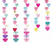 Girls Character underwear Kids Knickers Briefs Pants 3 Pack Cotton Pink