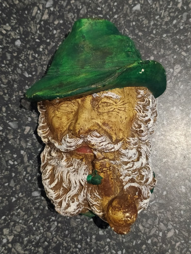 Chalk wall hanging head - wall,