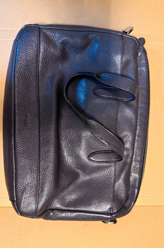 Coach black pebbled leather - black,