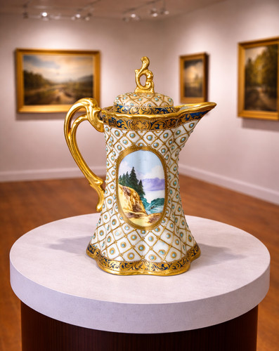 Nippon noritake teapot - nippon,