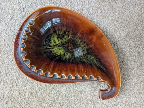 1960s ashtray volcanic glaze - 1960s,