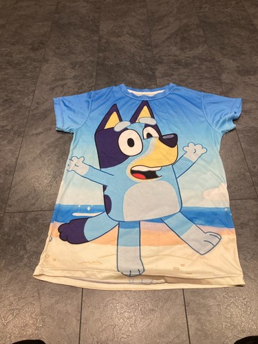 Bluey polyester shirt aged - bluey,