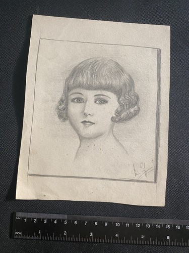 1920s authentic art deco paint - art,