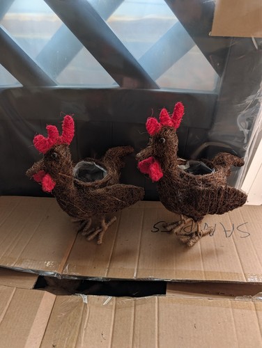 Wicker animal planters 10 - planters,
