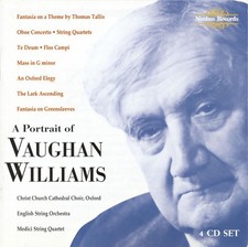 A Portrait Of Vaughan Williams Nimbus 4 CD Box Set *LIKE NEW*