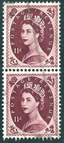 Qe2 wilding 11d - gb,