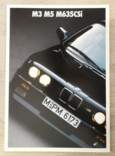 Bmw m635csi brochure - m3, m5