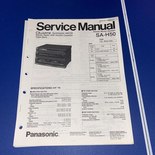 Panasonic service manual - service,