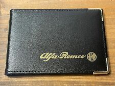 ALFA ROMEO Card Holder Wallet REAL LEATHER RARE Made England CHRISTMAS PRESENT