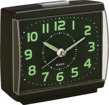 Large Glow-in-the-Dark Alarm Clock,Easy Read, Silent Quartz Movement, Big Digits