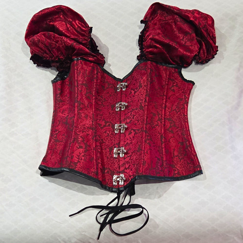 Temu gothic red - red, black
