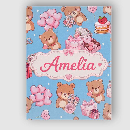 Canvas wall art custom - wall, name