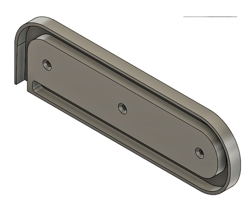 Pair narrow tambour door - of,