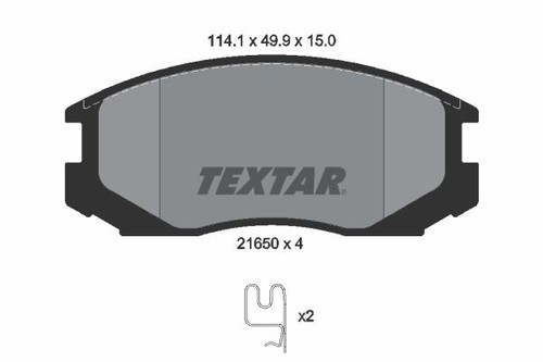 Brake pad set - set,, disc