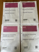 AAT L4 Fa2020 Kaplan Integrated Workbooks Not Opened 