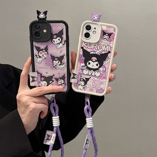 Kuromi toy phone case - kuromi,
